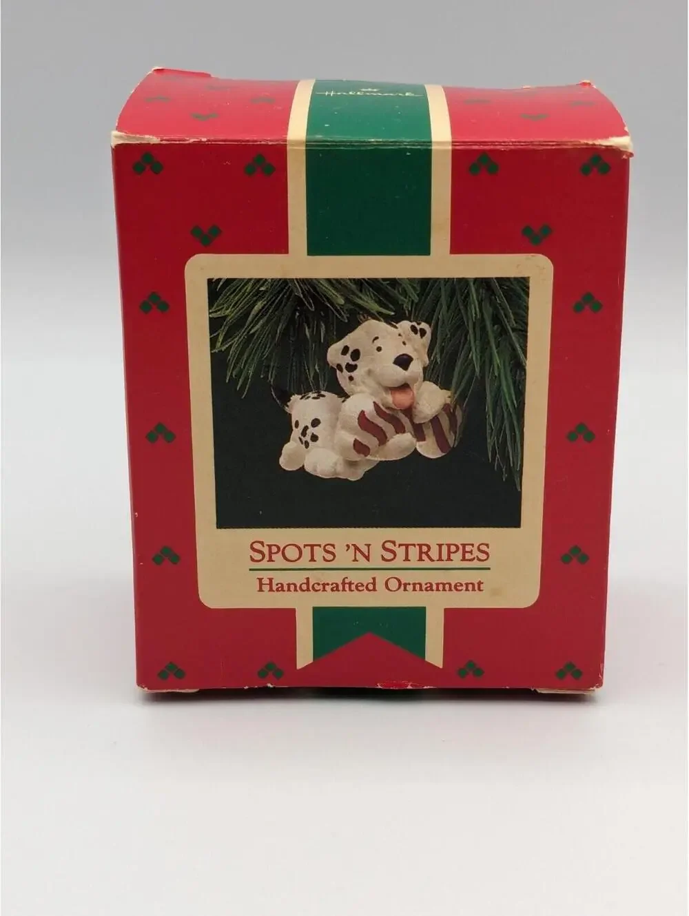 Hallmark Keepsake Spots 'N Stripes 1987, Vintage Christmas Ornament